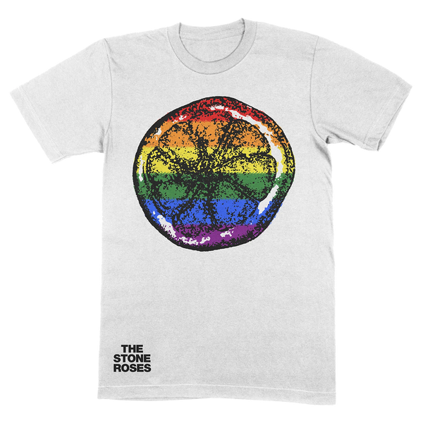 Rainbow Lemon White T-Shirt