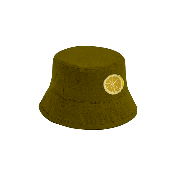 Lemon Logo Bucket Hat Olive