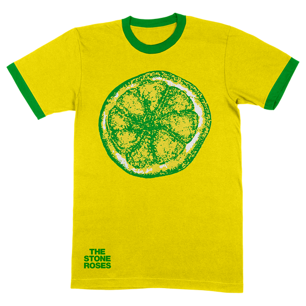 Lemon Ringer Yellow/Green T-Shirt | The Stone Roses