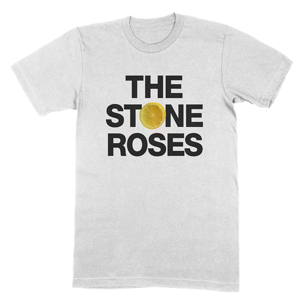 STONE ROSES WHITE LOGO T-SHIRT