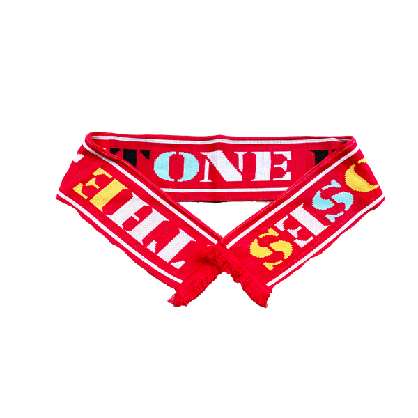 MULTI COLOUR LOGO SCARF