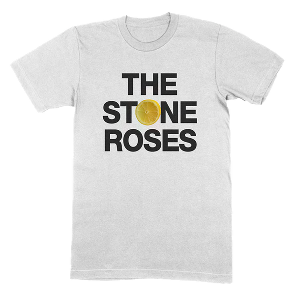 STONE ROSES WHITE LOGO T SHIRT