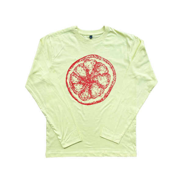 RED LEMON LONG SLEEVE T SHIRT
