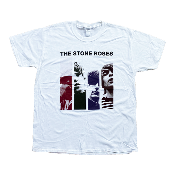 PHOTO STRIPE WHITE T-SHIRT